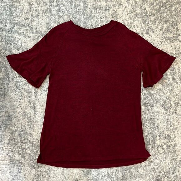 Maroon Knit Top  - Picture 1 of 5